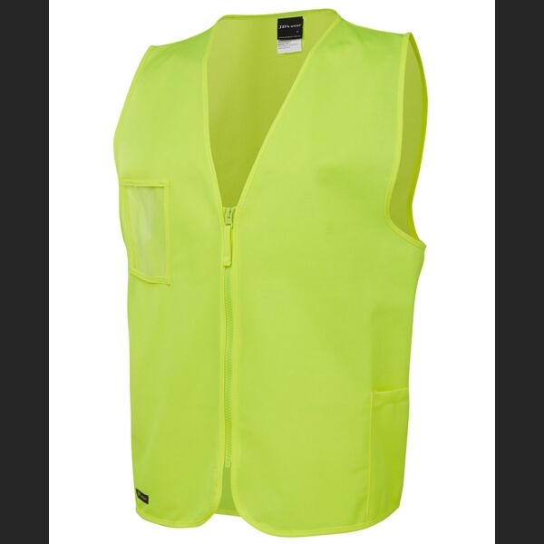JB's WEAR Hi Vis Zip Safety Vest Thumbnail